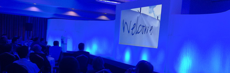 Golf Day at East Sussex National - HD projection by Acclaimed Production